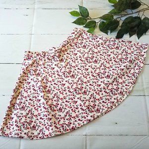 Wet Seal Floral Skater Skirt Size Medium